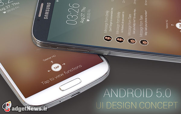 android 5 ui design concept