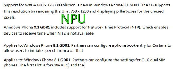 مایکروسافت در حال کار بر روی آپدیت GDR1 برای ویندوز فون ۸.۱ 1