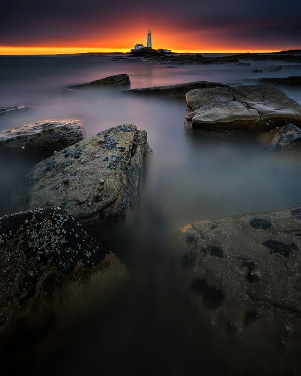 St Mary’s Lighthouse, Bait Island, UK