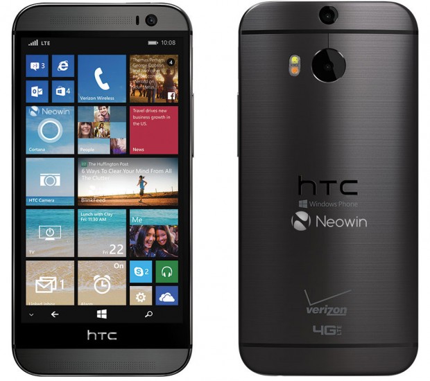 تصویر و مشخصات نسخه ویندوزفون HTC One M8 به بیرون درز کرد 