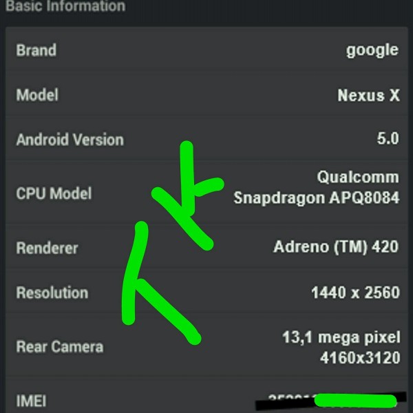 مشخصات Nexus X در بنچمارک AnTuTu به بیرون درز کرد 1