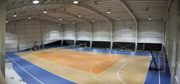 طراحی مدرن سالن ورزشی نور مبین