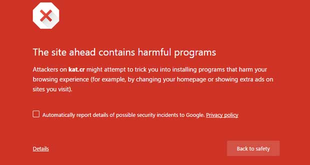 دسترسی به سایت های تورنت در مرورگر گوگل کروم غیر ممکن شد !