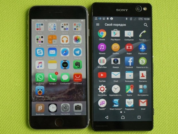 Sony-Xperia-C5-Ultra-vs-Apples-iPhone-6-Plus_002