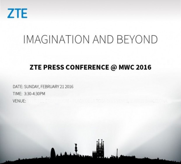 کنفرانس خبری ZTE در MWC 2016 تایید شد