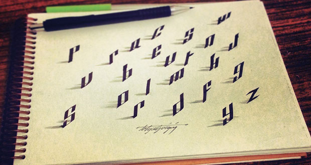 ۳d-calligraphy-typography-t