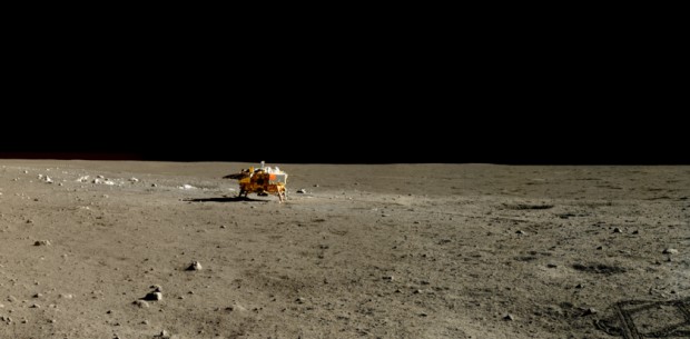 عکس های با کیفت و رنگی ماه نورد چینی Chang’e 3 از سطح ماه 1