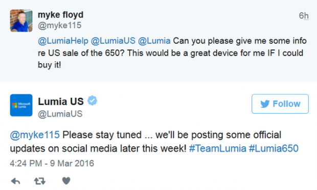 گوشی لومیا ۶۵۰ به زودی در آمریکا عرضه خواهد شد ۱