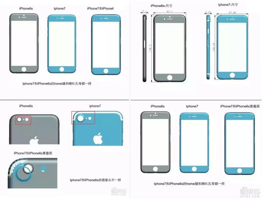 طراحی شماتیک آیفون 7 لو رفت؛ گوشی جدید ضخیم‌تر و کوچک‌تر از آیفون 6s خواهد بود 1