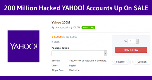 فروش هک اکانت های یاهو شامل اطلاعات ۲۰۰ میلیون کاربر در دارک وب
