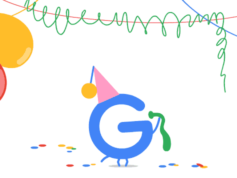 جشن تولد گوگل برگزار شد! گوگل حتی روز تولد خودش را هم نمی‌داند