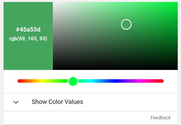 ابزار تبدیل رنگ RGB به Hex