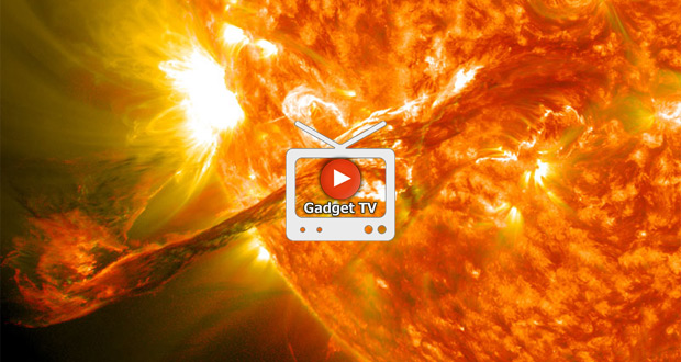 تماشا کنید: فوران خورشیدی عظیم با سرعت هزار و 448 کیلومتر در ثانیه!