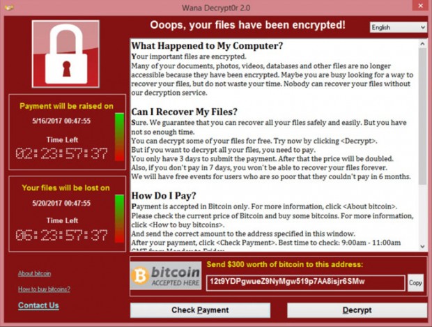 حمله باج افزار WannaCry