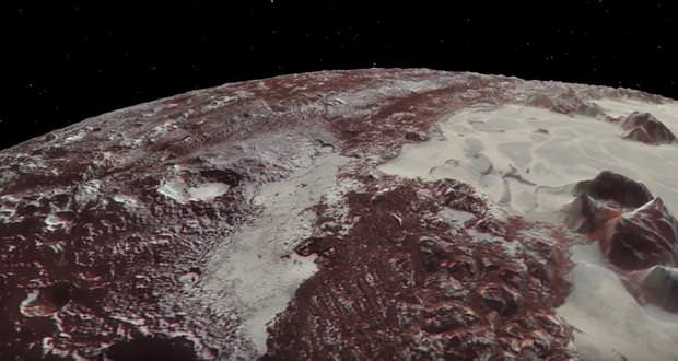 پرواز بر سطح پلوتو و قمرش شارون در انیمیشن‌های جدید منتشرشده توسط ناسا (ویدیو)