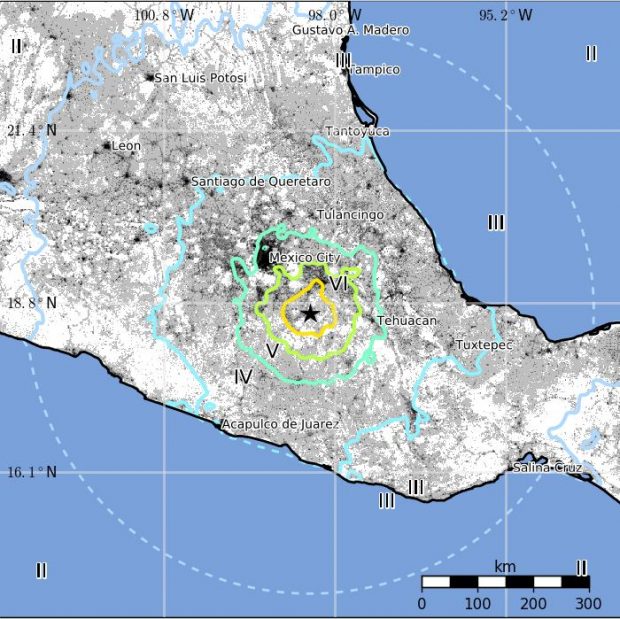 زلزله 7.1 ریشتری مکزیک