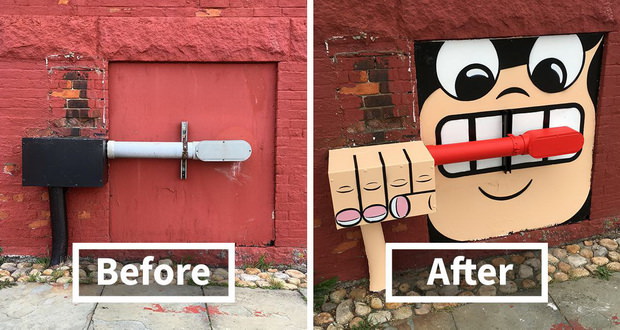 نقاشی خیابانی و زیبایی بخشیدن به بخش‌های مختلف شهر در نیویورک