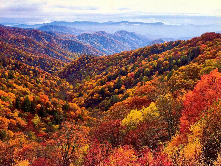 The Great Smokey Mountains, North Carolina, Tennessee, USA