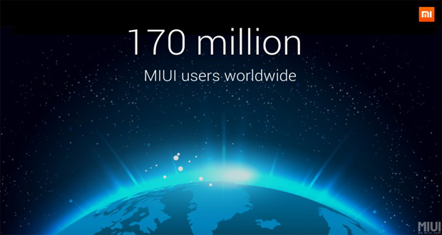 شیائومی- بیش از ۱۷۰ میلیون کاربر در جهان از رابط کاربری MIUI استفاده می‌کنند