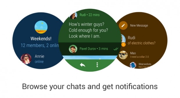 اپلیکیشن تلگرام مخصوص ساعت های هوشمند