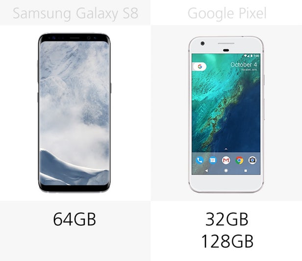 مقایسه گلکسی اس 8 و گوگل پیکسل