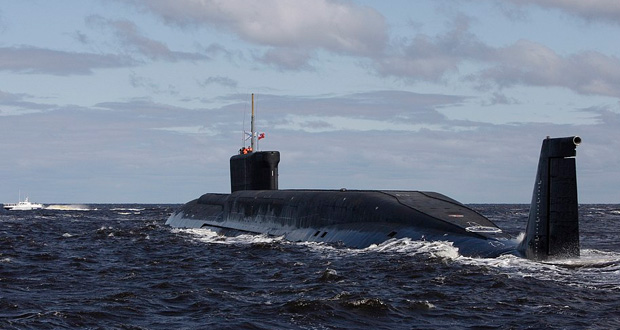 قوی ترین زیر دریایی هسته ای روسیه