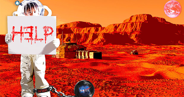 برده داری ناسا در مریخ