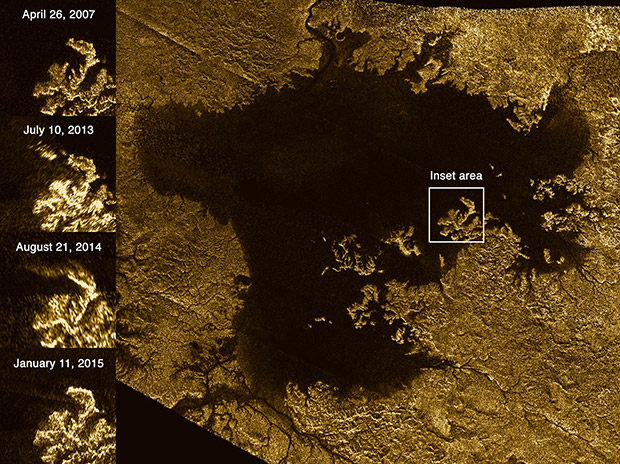 کشف جزایر اسرارآمیز در قمر تیتان